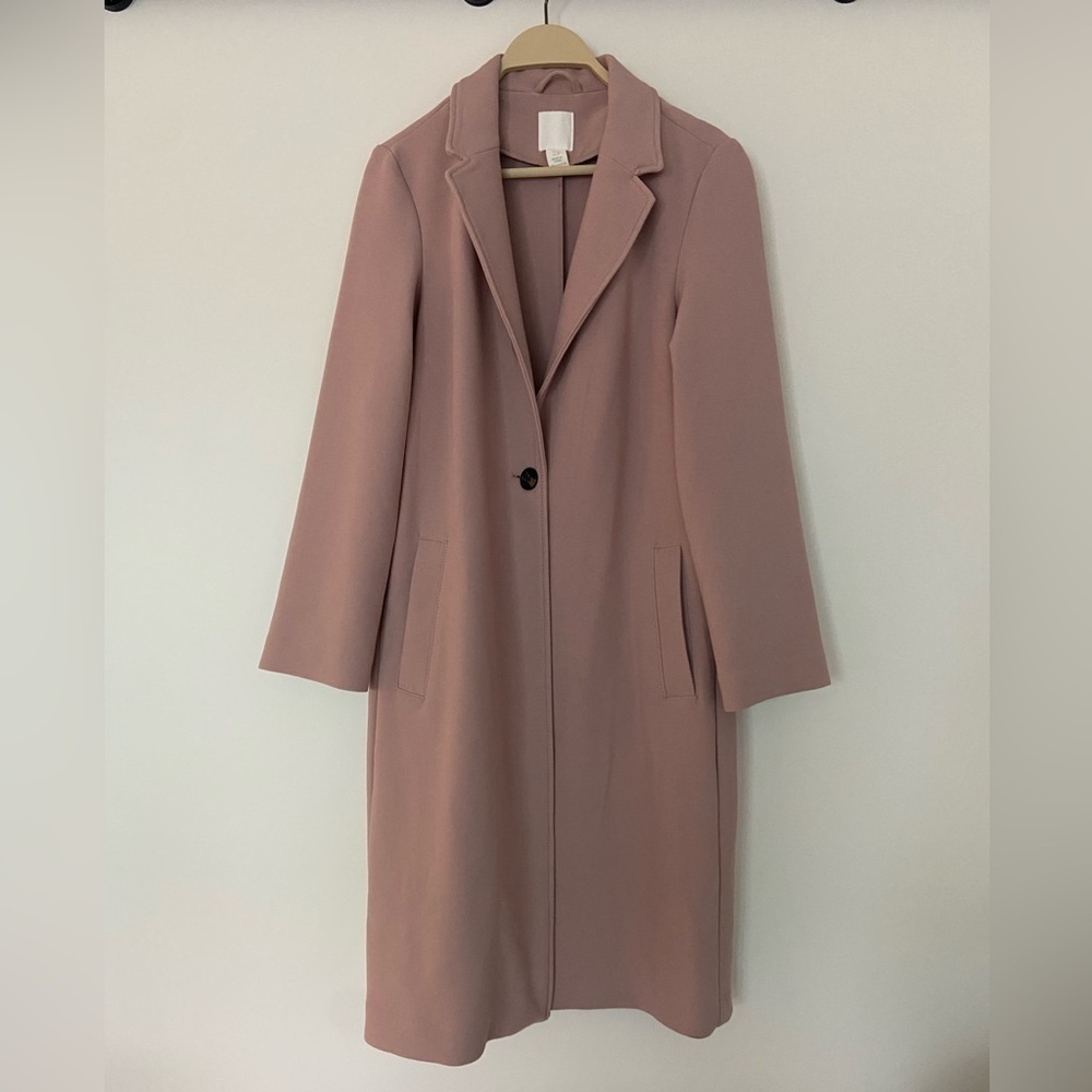 Soft Pink Single Breasted coat 💕